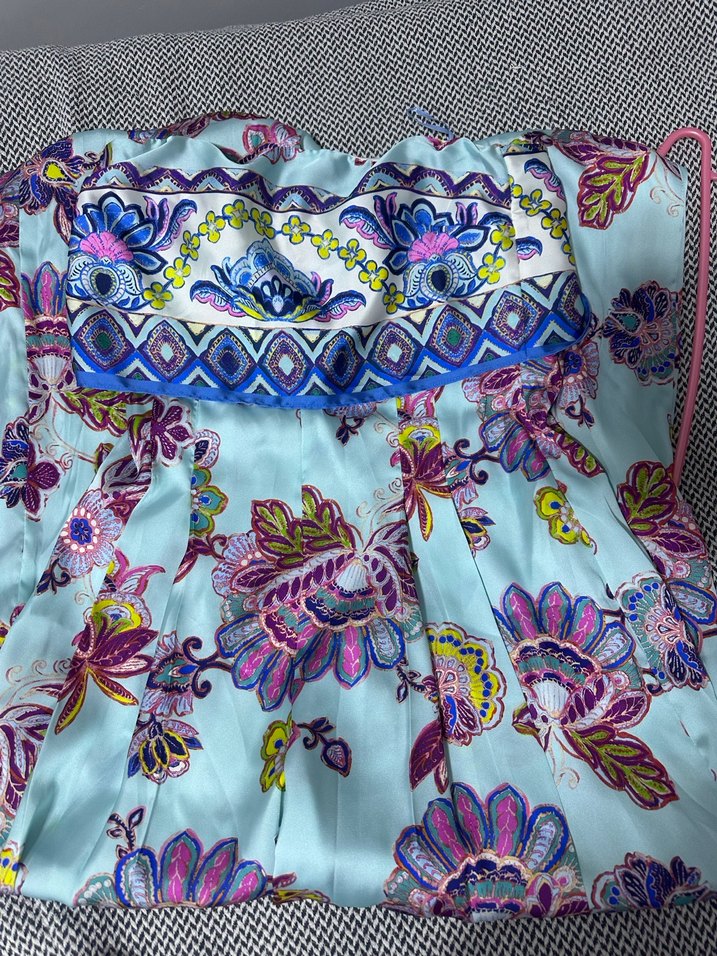 Turkuaz Desenli Tulum - Görsel 3