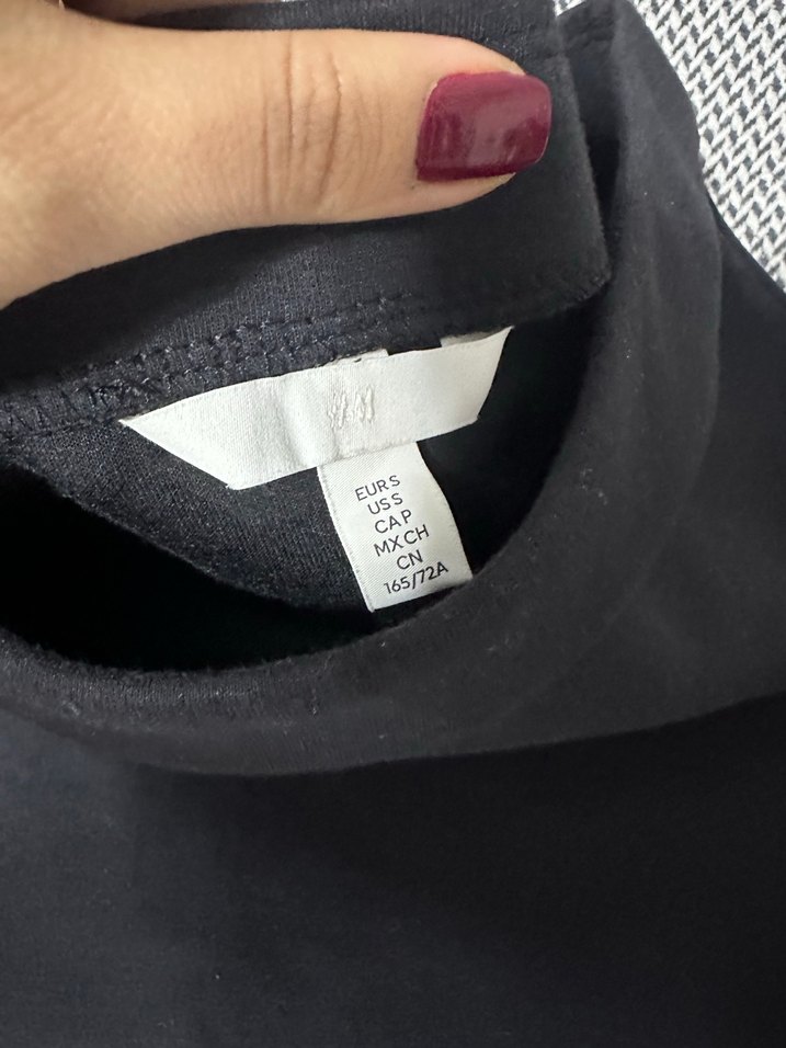 Siyah Mini Düz Kadın Etek - Görsel 2