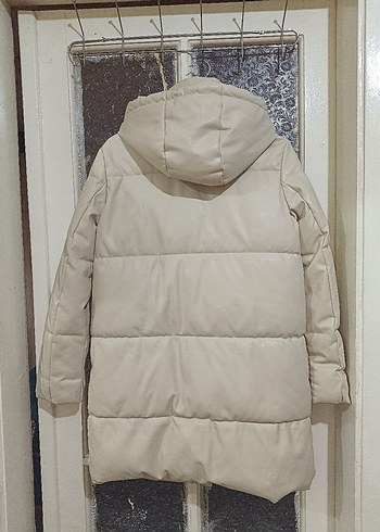 Bej Kadın Kışlık Mont - Görsel 3