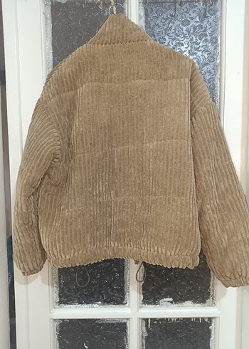 Kahverengi Kadın Kısa Peluş Mont - Görsel 2