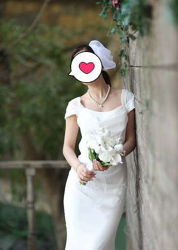 Beyaz nikah abiyesi - Görsel 3