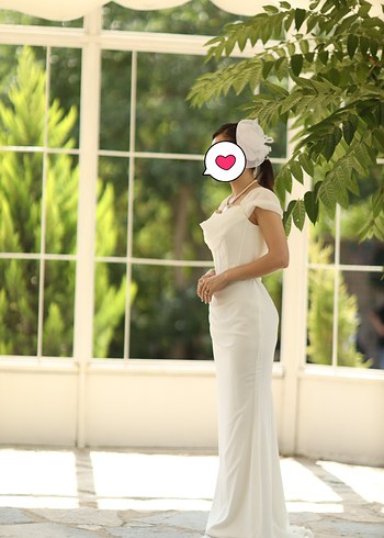 Beyaz nikah abiyesi - Görsel 2