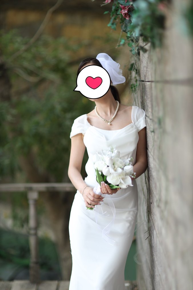 Beyaz nikah abiyesi - Görsel 3