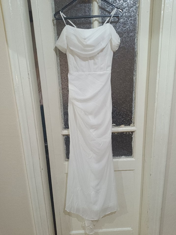 Beyaz nikah abiyesi - Görsel 4