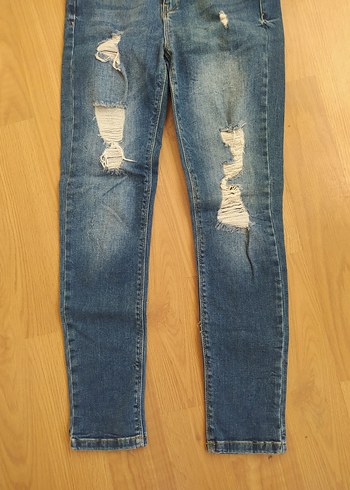 Mavi Kadın Denim Yırtık Pantolon - Görsel 2