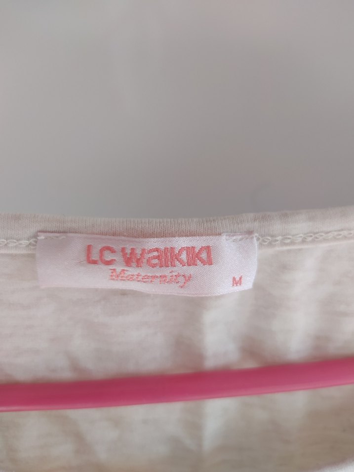 Bej Baskılı tişört Kısa Kollu - Görsel 4