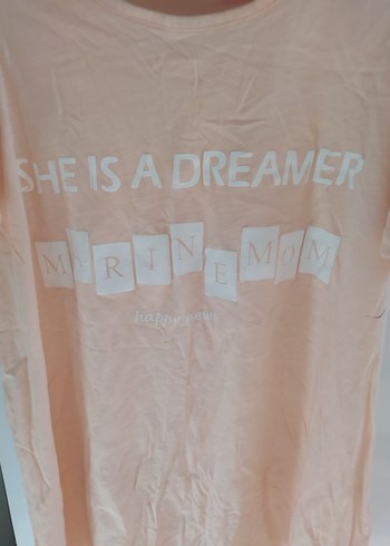 Kız Çocuk Pembe Pamuklu Baskılı Tişört - Görsel 2