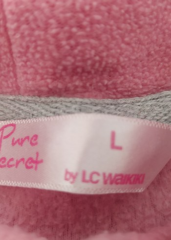 Kız Çocuk Pembe Düğmeli Yüksek Yakalı Sweatshirt - Görsel 3