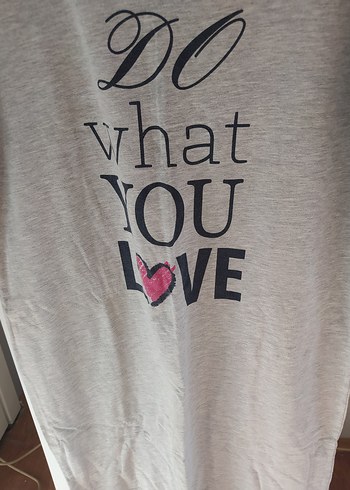 Gri Pamuklu Hamile Elbisesi Yazlık - Görsel 2