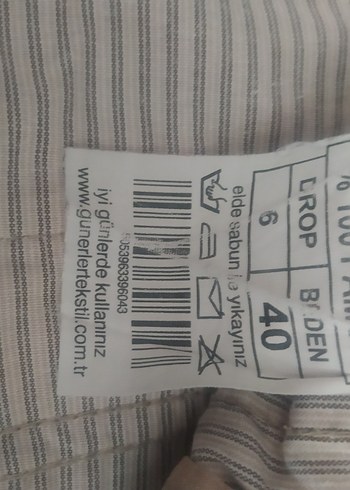 erkek pamuklu keten Pantolon - Görsel 5