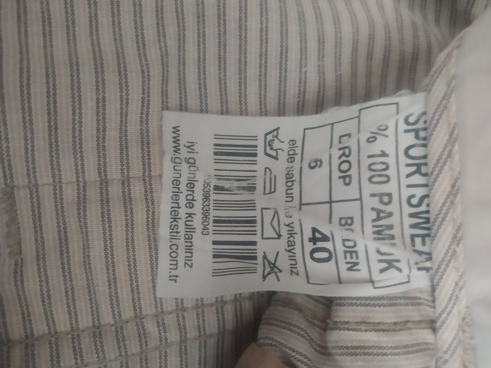 erkek pamuklu keten Pantolon - Görsel 5