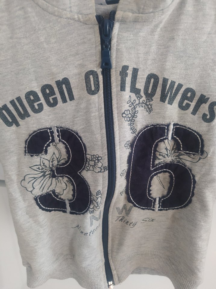 Gri Kapüşonlu Erkek Çocuk Sweatshirt - Görsel 2