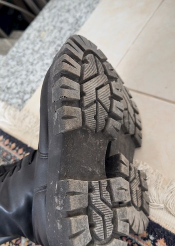 Kadın Siyah Deri Gotik Stiletto Topuklu Bot - Görsel 3