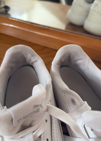 Beyaz Platform Topuklu Puma Kadın Spor Ayakkabı - Görsel 5