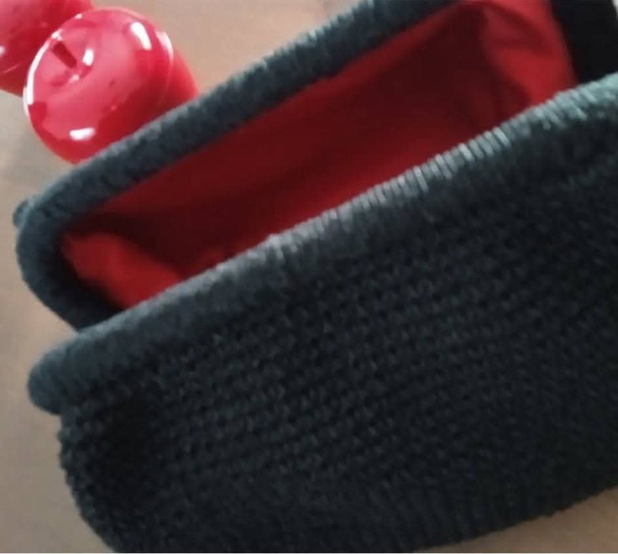 Koyu Kırmızı Kadın Clutch Çanta - Görsel 3