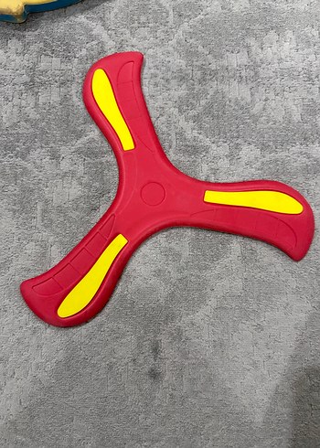 Renkli Kırmızı Üç Kollu boomerang