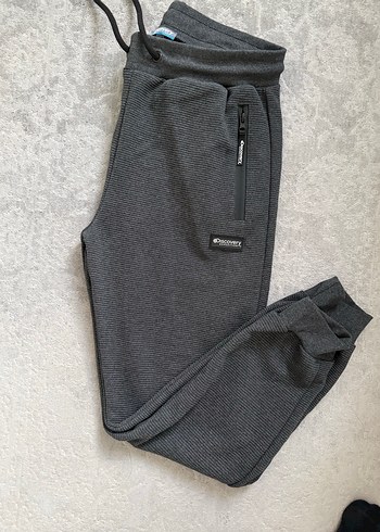Gri Fermuarlı Erkek Outdoor Eşofman Altı