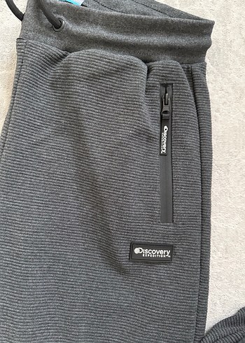 s Beden Gri Fermuarlı Erkek Outdoor Eşofman Altı