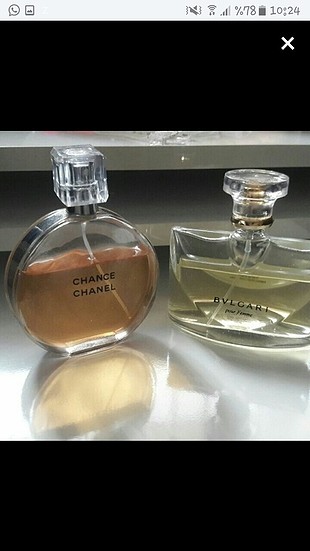 chanel ve bulgari parfüm