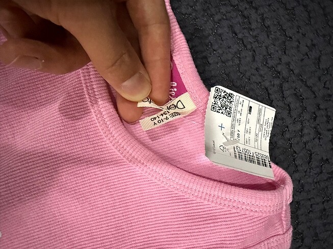 Defacto Barbie askılı crop