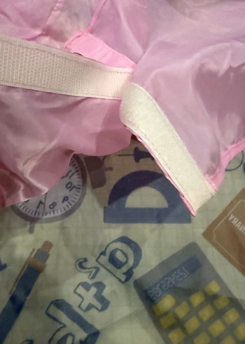 Uzun Kollu resim Önlüğü Pastel Pembe - Görsel 4