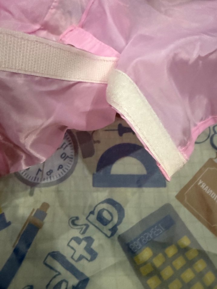 Uzun Kollu resim Önlüğü Pastel Pembe - Görsel 4