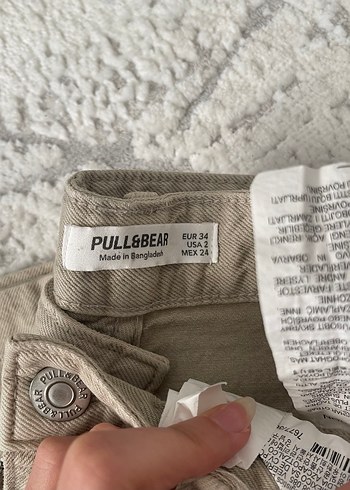 Bej Rahat Kesim Kadın Pantolon - Görsel 2