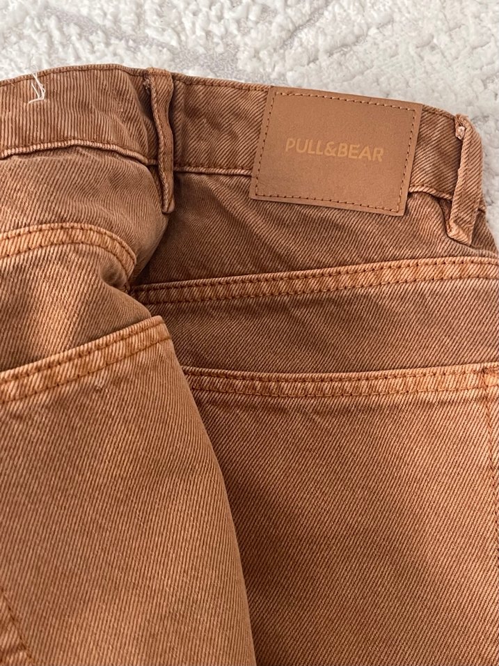 Kahverengi Süet Kadın Pantolon - Görsel 3