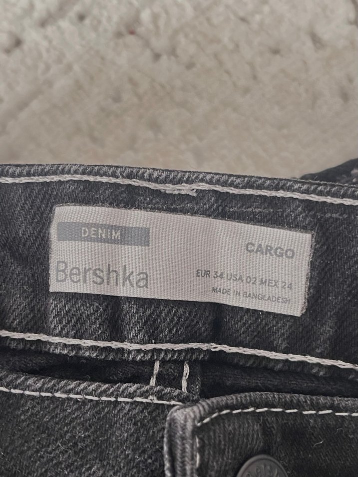 Siyah Kadın Cargo Pantolon - Görsel 2