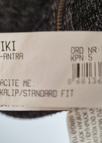 LC Waikiki Antrasit Fermuarlı Kapüşonlu Sweatshirt Standart Fit - Görsel 4