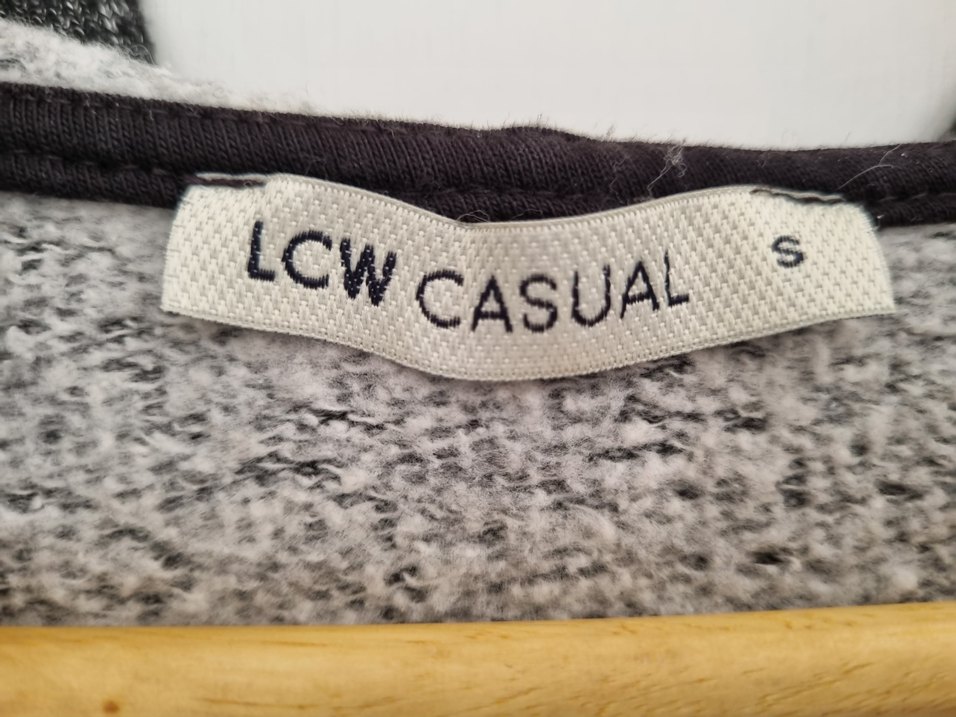 LC Waikiki Antrasit Fermuarlı Kapüşonlu Sweatshirt Standart Fit - Görsel 3