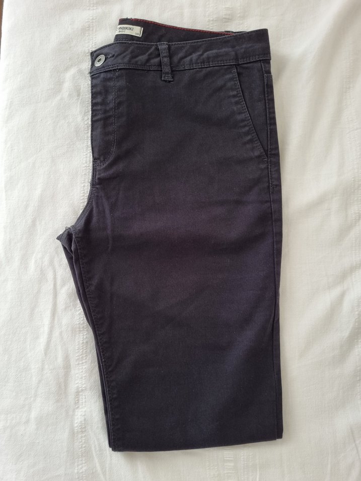 LC Waikiki Siyah Düz Paça Pantolon  38 Beden - Görsel 4