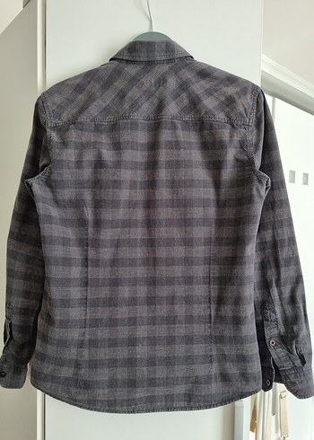 Mavi Fitted Gömlek  XS | %100 Pamuk, Koyu Gri - Görsel 2