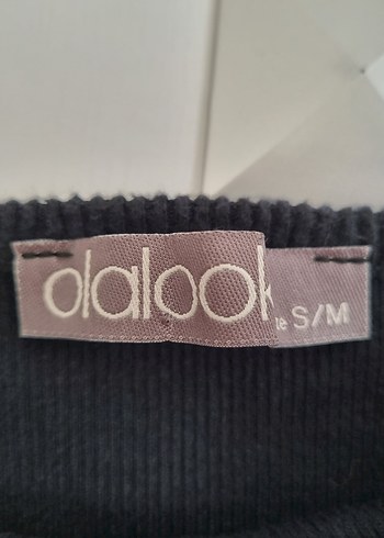 Antrasit Kare Yaka Balon Kol Bluz  Pamuklu, Esnek (S/M) - Görsel 3