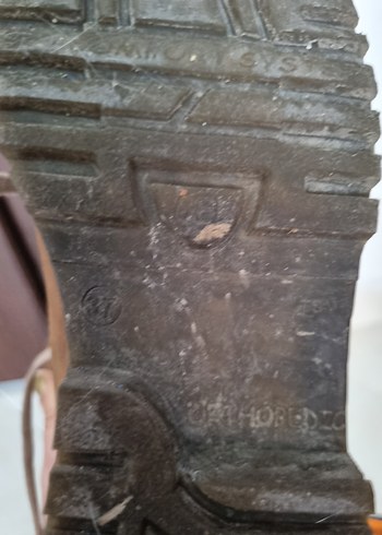 Ceyo İçi Kürklü Kışlık Bot  Kahverengi  Kalın Taban - Görsel 4