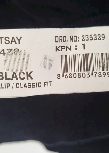 XSIDE Siyah Triko Kazak  Bisiklet Yaka, Pamuklu (L) - Görsel 4