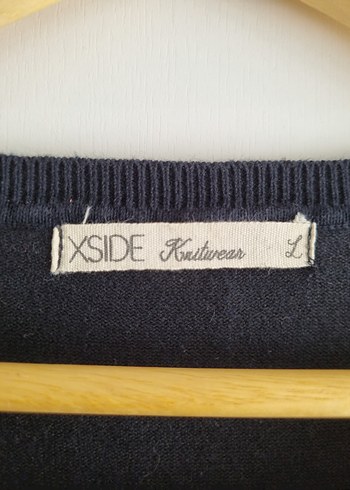 XSIDE Siyah Triko Kazak  Bisiklet Yaka, Pamuklu (L) - Görsel 3