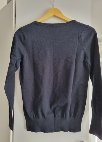 XSIDE Siyah Triko Kazak  Bisiklet Yaka, Pamuklu (L) - Görsel 2