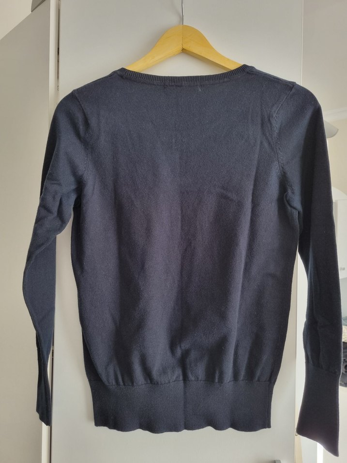 XSIDE Siyah Triko Kazak  Bisiklet Yaka, Pamuklu (L) - Görsel 2