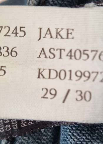 Mavi Black Jake Jean  Slim Fit, Orta Mavi (29/30) - Görsel 6