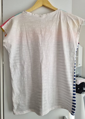 LC Waikiki Teen Çizgili Tişört  %100 Pamuk, 1516 Yaş (164 cm) - Görsel 2