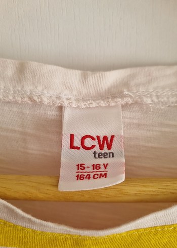 LC Waikiki Teen Çizgili Tişört  %100 Pamuk, 1516 Yaş (164 cm) - Görsel 3