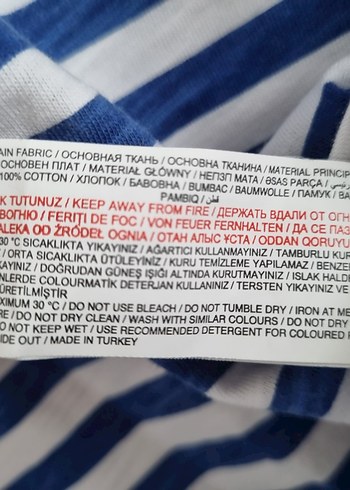 LC Waikiki Teen Çizgili Tişört  %100 Pamuk, 1516 Yaş (164 cm) - Görsel 5