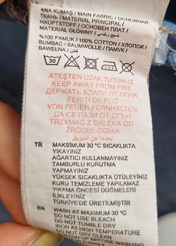 LCW Teen Açık Mavi Kot Gömlek  %100 Pamuk (1516Y / XSS) - Görsel 5