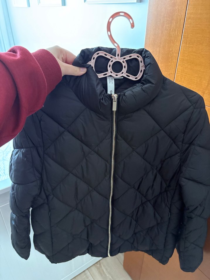 Mango Siyah Kapitone Kadın Kısa Mont - Görsel 2