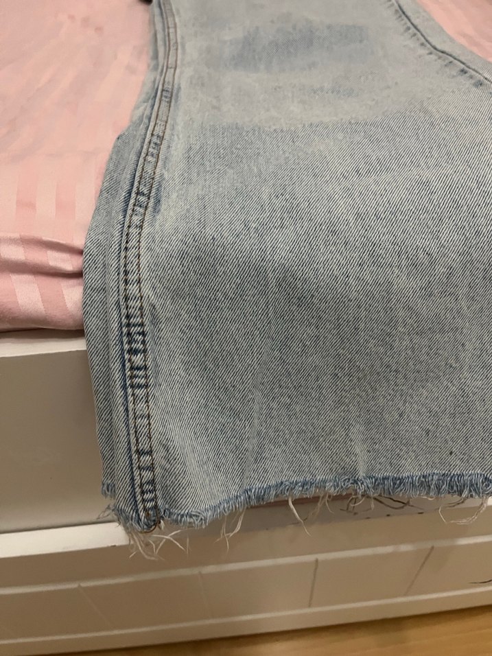 Mavi Midi Boy Loose Fit Denim Kadın Jean - Görsel 2