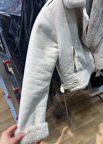 Kürklü Süet Kadın kürk - Görsel 3