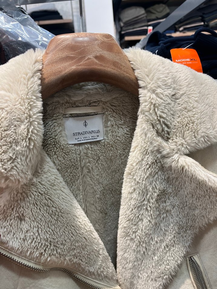 Kürklü Süet Kadın kürk - Görsel 5