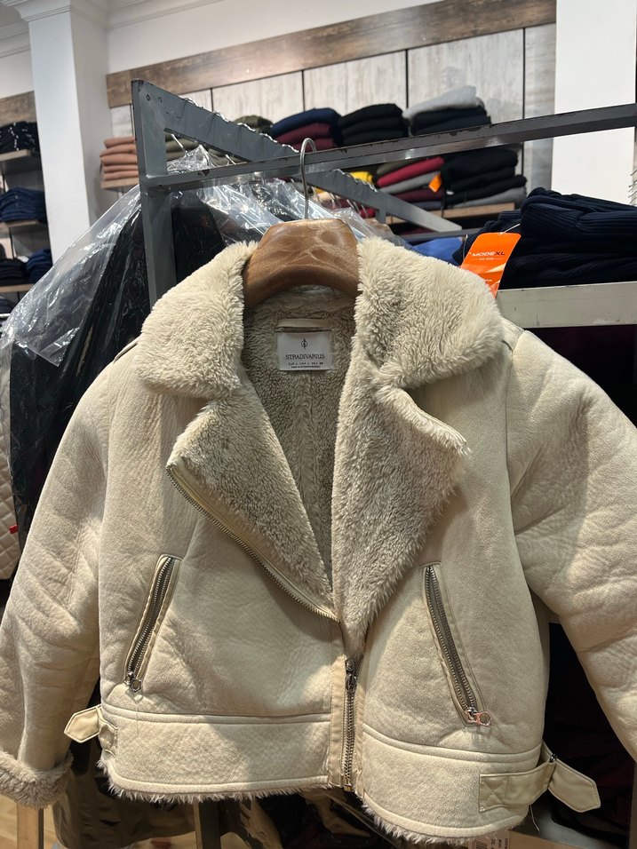 Kürklü Süet Kadın kürk - Görsel 4