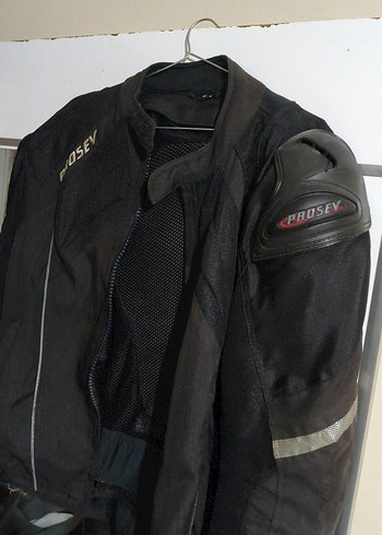 Siyah Deri Biker Ceket, Kemerli, motorsiklet ceketi - Görsel 3